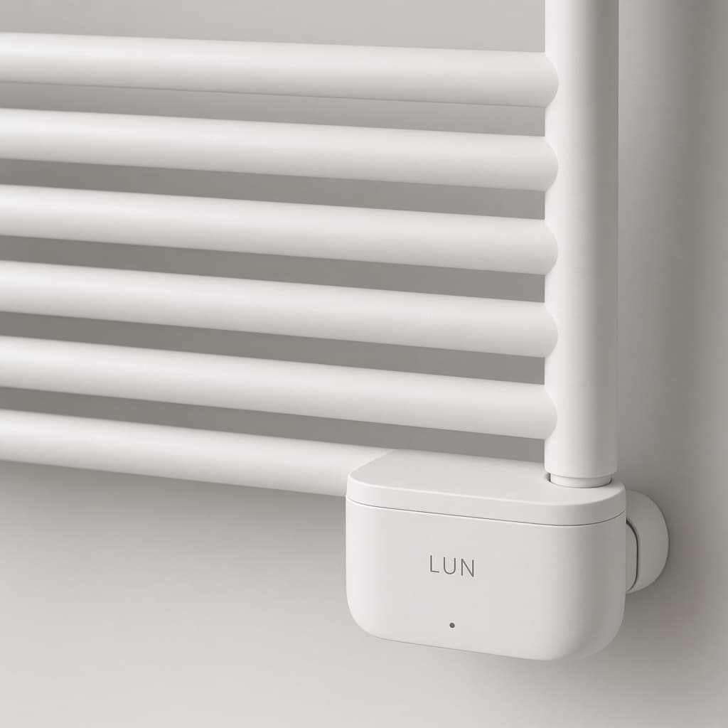 LUN Heated Towel Rail by LUN — detail close-up