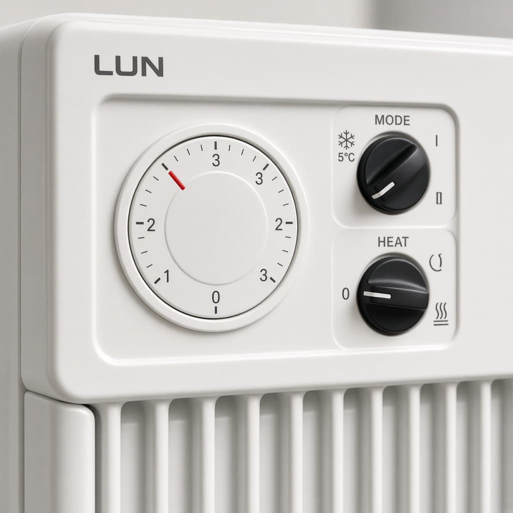 LUN Oil-Filled Radiator by LUN — detail close-up