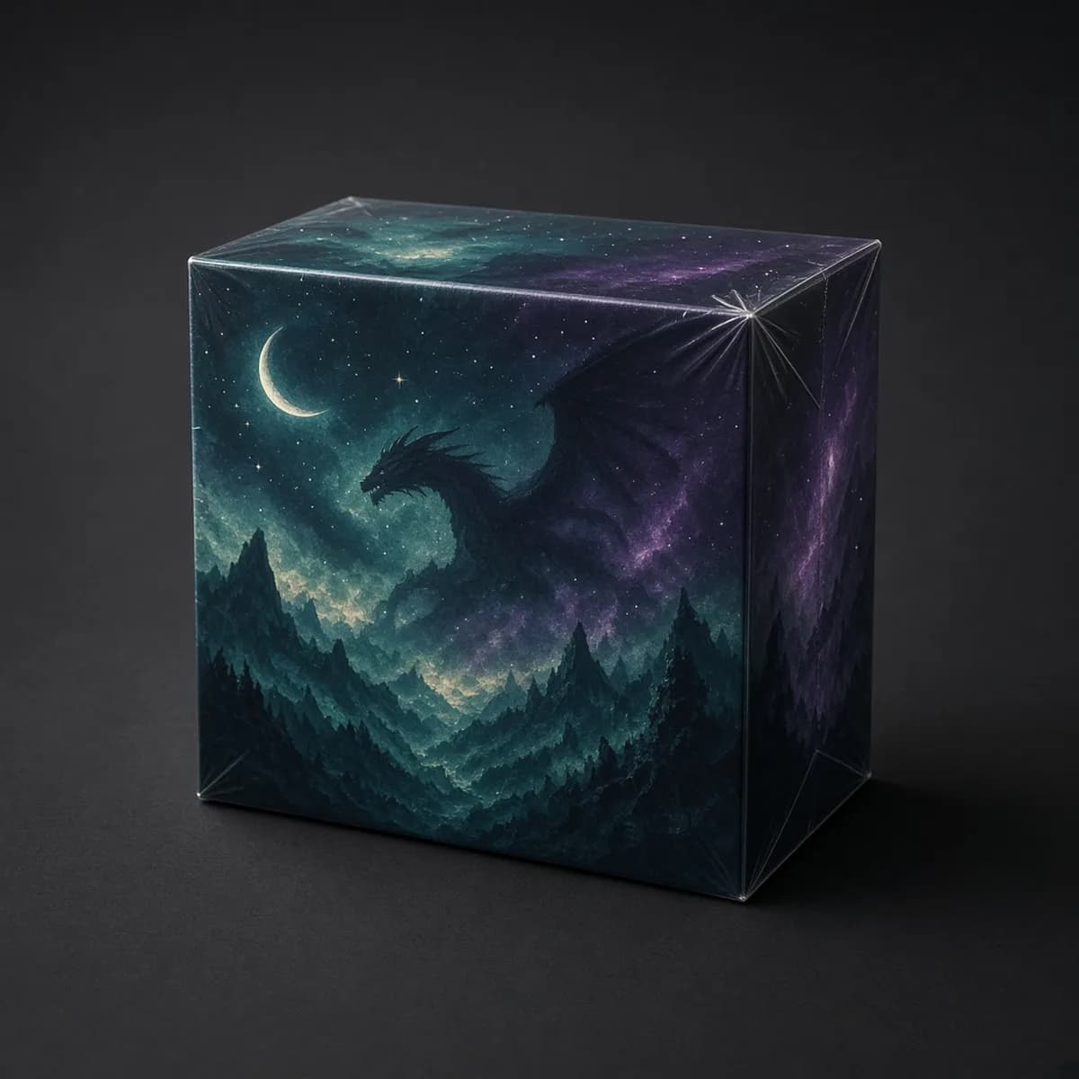 Factory-sealed English Pokémon Evolving Skies booster box of 36 packs. Catalog illustration.